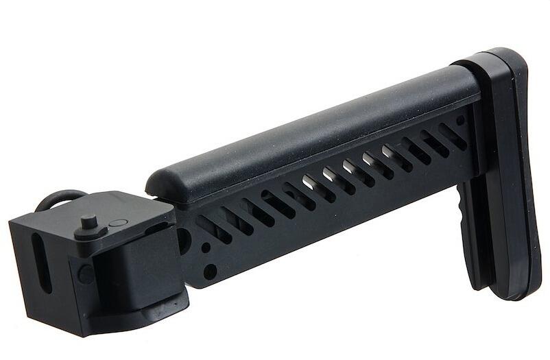 TM AKM GBBR Airsoft PT-5 Side Folding Stock - Black