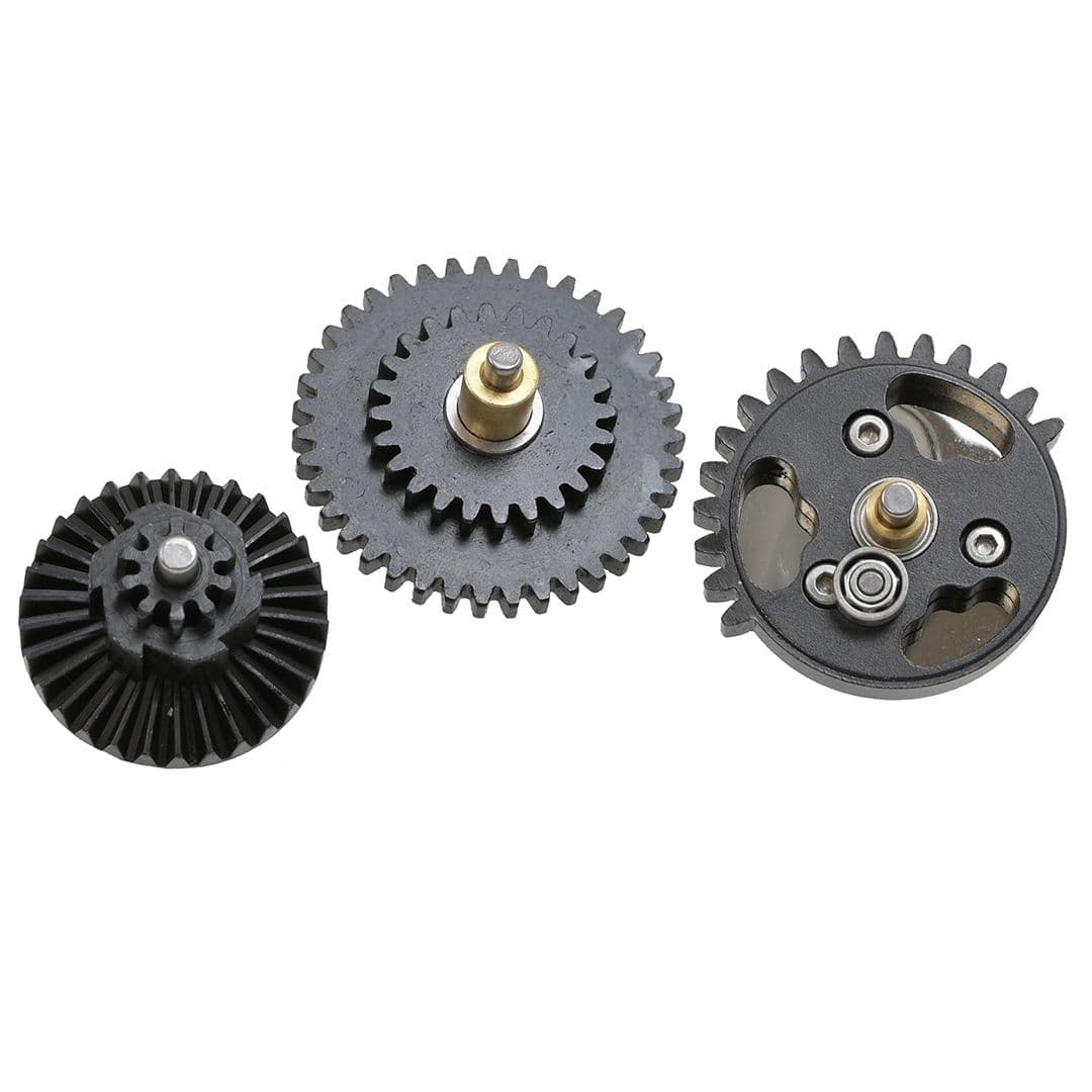 Airsoft 18:1 Standard Speed Bearing Gear Set CNC Steel 3mm Axle
