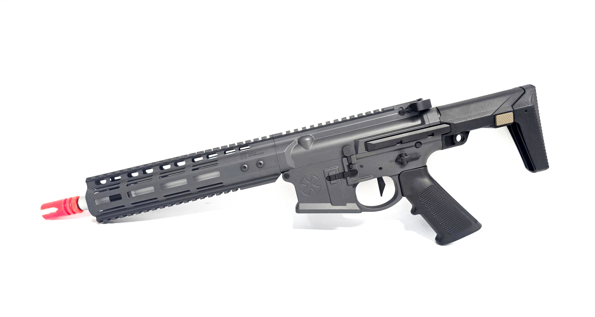 Double Eagle Noveske N4 Ghetto Blaster 10.5" MWS Gen3 GBBR (EMG) - Sniper Grey